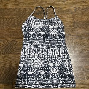 Lululemon Tank with Built-In bra, Size 2